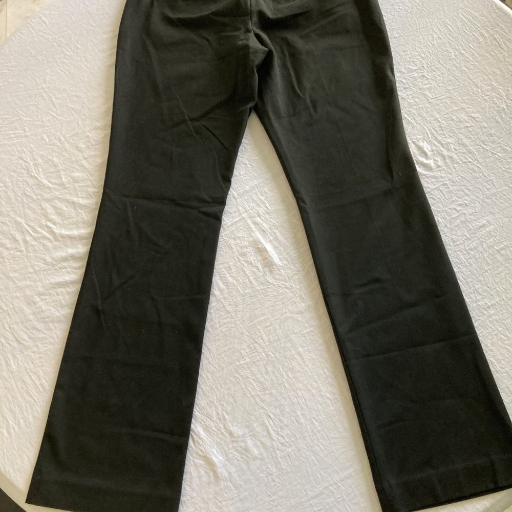 Express Editor Black Barely Boot Cut Mid Rise Rn#… - image 5